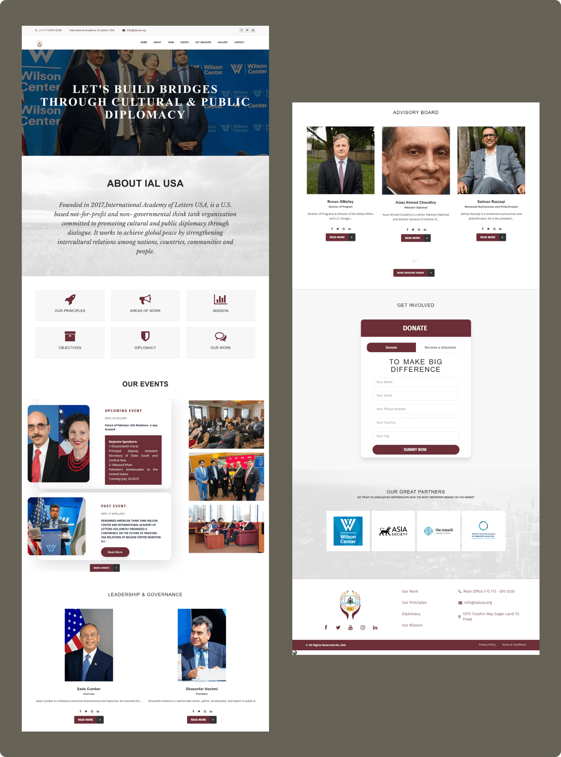 IALUS (International Academy of Letters USA) screenshot 2